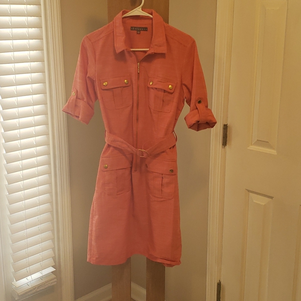 Orange dress